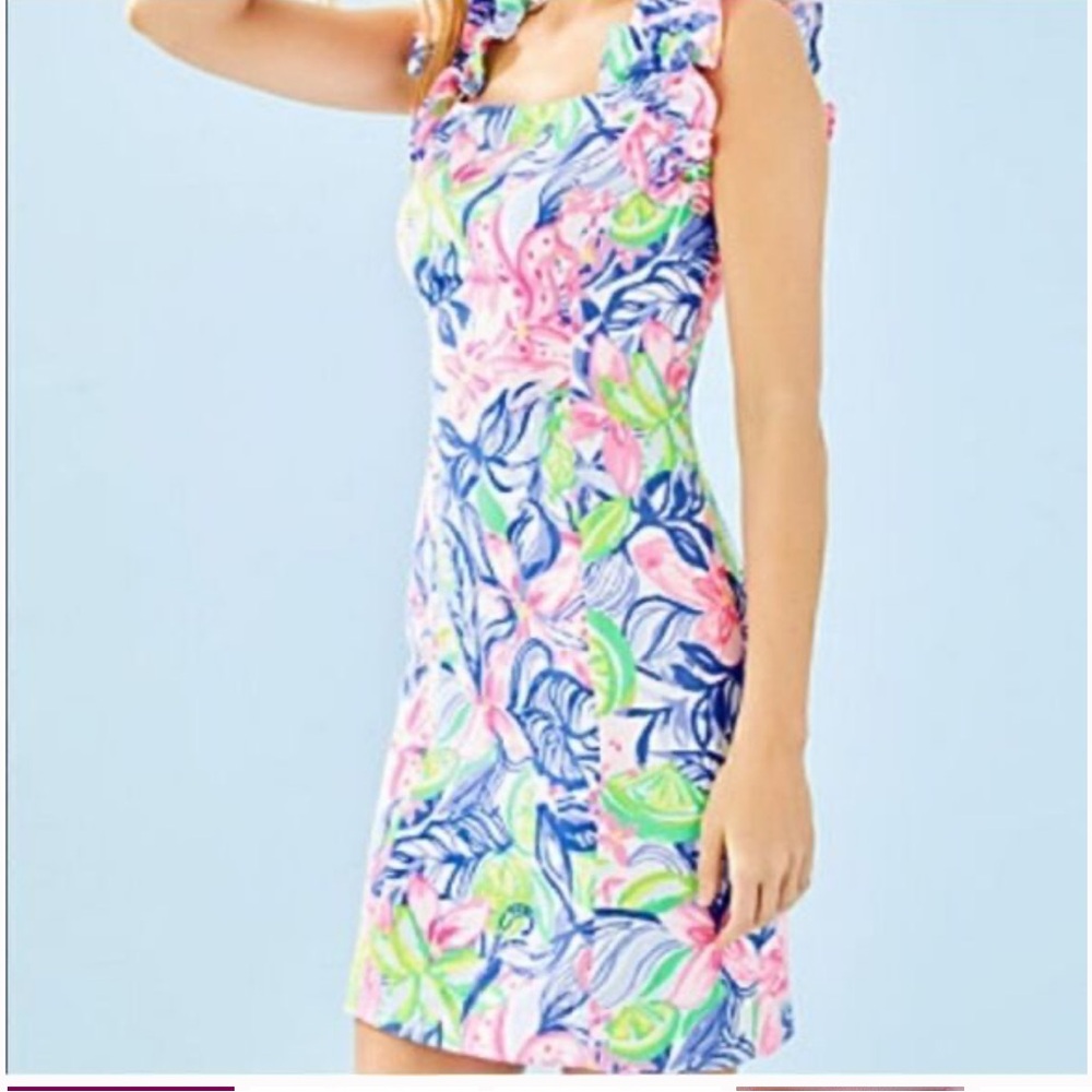 Lilly Pulitzer Size 8 Steffi Stretch Shift Dress